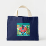 An African woman selling produce at the market Canvas Bag