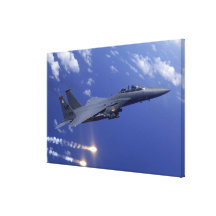 An Air Force F-15E Strike Eagle Stretched Canvas Prints