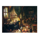 An Alchemist in his Workshop Postcard