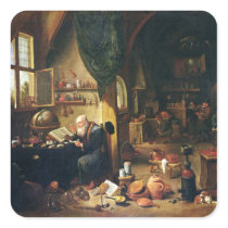 An Alchemist in his Workshop Sticker