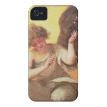 An Angel holding a Glass Flask Case-Mate iPhone 4 Cases