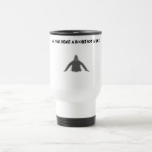 'AN ANGEL WEARS A HOODIE NOT A HALO' TRAVEL MUG