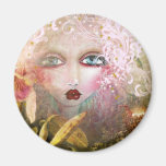 An Angles Face Fairy Fridge Magnets