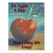 An Apple A Day Postcards