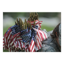 An Army soldier's backpack Photo Print