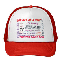 an array of aa slogans trucker hats