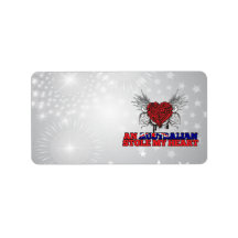 An Australian Stole my Heart Custom Address Labels