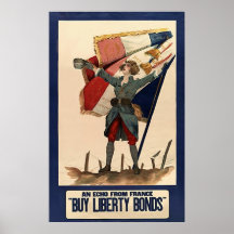 An Echo From France ~ Vintage World War 1. Posters