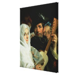 An Elegant Couple from Madrid, c.1770 Canvas Print