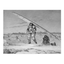 An Eskimaux of Igloolik, wearing a bird-skin jacke Postcards