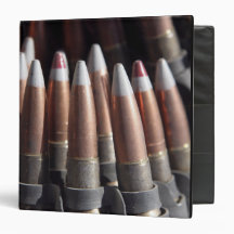 An even mix of four ball rounds to one tracer 3 ring binder