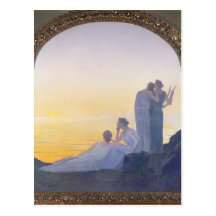 An Evening in Ancient Times, 1908 Post Card