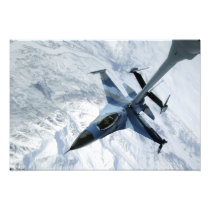 An F-16 Aggressor sits in contact position