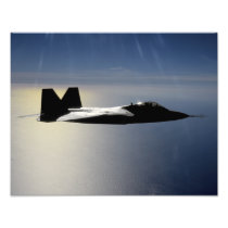 An F/A-22 Raptor flies a training mission 2 Photographic Print
