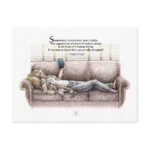 An Idle Moment Postcard