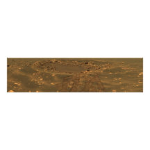 An impact crater in the Meridian Planum region Photo