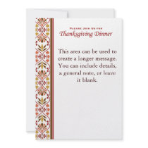An Invitation to Dinner