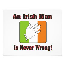 An Irish Man Is Never Wrong Invite