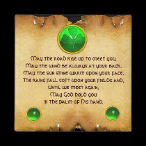 An Old Irish Blessing Parchment magnets