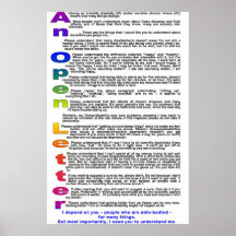 An Open Letter To Those Without Chronic Illness Poster