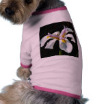 An Orchid With White Petals Dog Tee Shirt