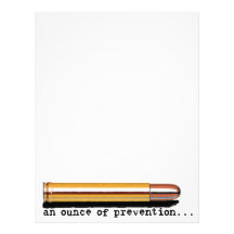 An ounce of prevention... custom letterhead