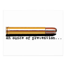 An ounce of prevention... post card