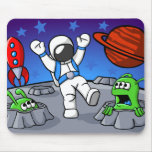 An Outer Space Adventure Mouse Pads
