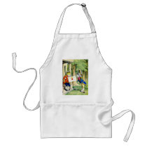AN ROYAL INVITATION FROM THE QUEEN APRONS