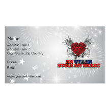 An Utahn Stole my Heart Business Cards