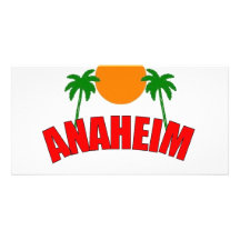 Anaheim, California Photo Card Template