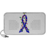 Anal Cancer Christmas Lights Ribbon Laptop Speaker