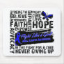 Anal Cancer Collage - Fight Like a Girl Mouse Pad