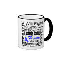 Anal Cancer Fight Persevere Overcome Win Mug