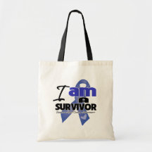 Anal Cancer - I am a Survivor Tote Bags