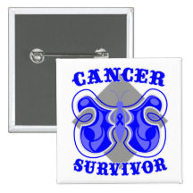Anal Cancer Survivor Butterfly Pin