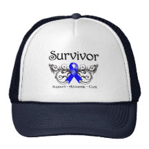 Anal Cancer Survivor Floral Deco Trucker Hat