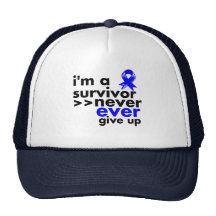 Anal Cancer Survivor Never Give Up Mesh Hats