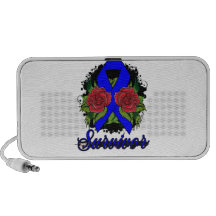 Anal Cancer Survivor Rose Grunge Tattoo Mp3 Speakers