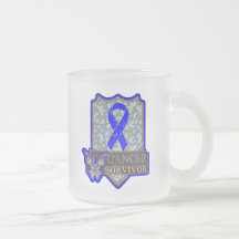 Anal Cancer Survivor Vintage Butterfly Coffee Mugs