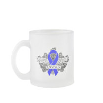 Anal Cancer Winged SURVIVOR Ribbon Coffee Mug
