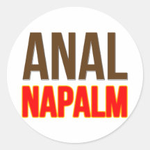 Anal Napalm Stickers
