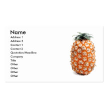 Ananas des Açores Carte De Visite
