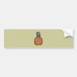 Ananas pineapple Frucht fruit Auto Aufkleber