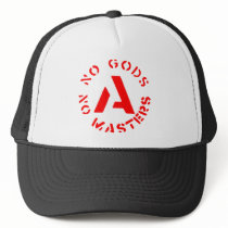 Anarchism - No Gods No Masters Trucker Hats