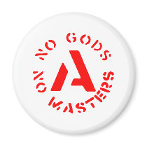 Anarchism - No Gods No Masters Magnet