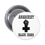 Anarchist Black Cross Button