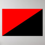 Anarchist, Colombia Political flag Poster
