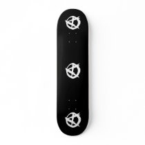 Anarchist, Colombia Political flag Skate Deck