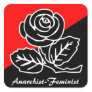 anarchist feminist square stickers